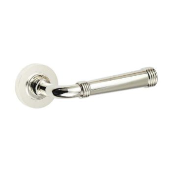 Highgate Lever on a Rose - Polished Nickel - BUR35PN