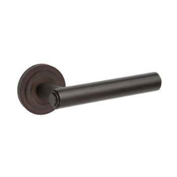 Richmond Lever on a Rose - Dark Bronze - BUR45DB