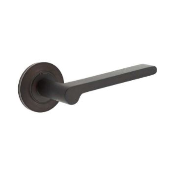 Fitzrovia Lever on a Rose - Dark Bronze - BUR15DB