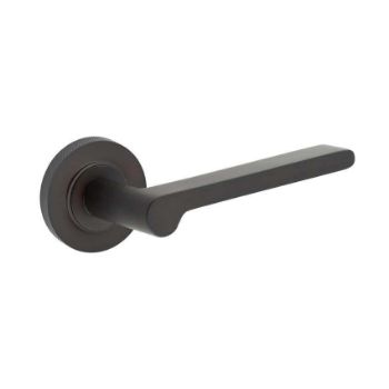 Fitzrovia Lever on a Rose - Dark Bronze - BUR15DB