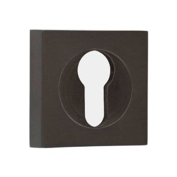 Burlington Euro Profile Escutcheon on a Plain Square Rose - Dark Bronze - BUR61DB BUR171DB Burlington Euro Profile Escutcheon on a Plain Square Rose - Dark Bronze - BUR61DB BUR171DB