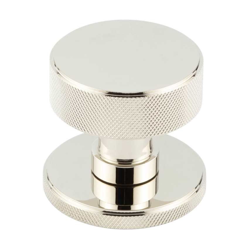 Westbourne Knurled Mortice Door Knob - BUR102PN