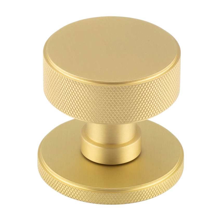 Westbourne Knurled Mortice Door Knob - BUR102SB