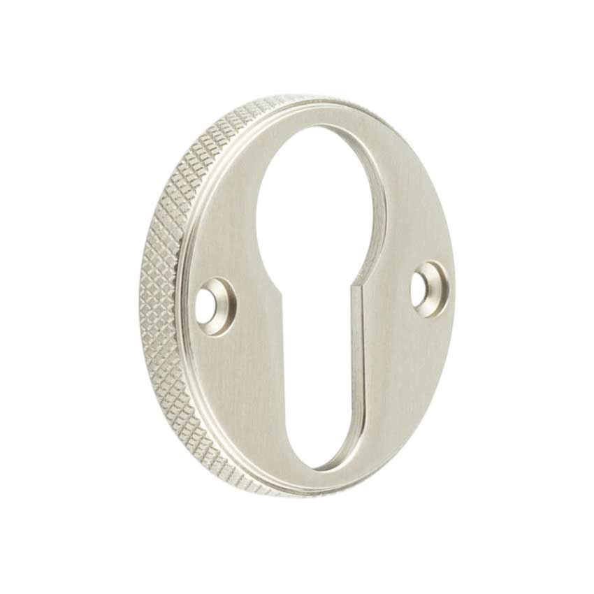 Westbourne Knurled Euro Profile Escutcheon - BUR181SN