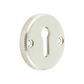 Westbourne Knurled Standard Profile Escutcheon - BUR182PN Westbourne Knurled Standard Profile Escutcheon - BUR182PN