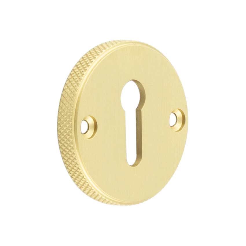 Westbourne Knurled Standard Profile Escutcheon - BUR182SB