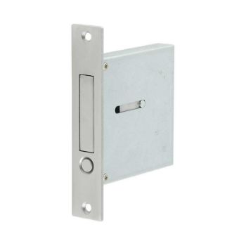 Sliding Door Edge Pull in Satin Nickel - JV820SC