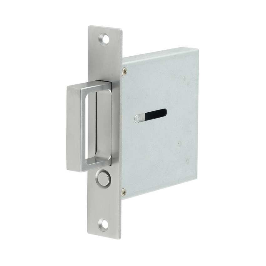 Sliding Door Edge Pull in Satin Nickel - JV820SC