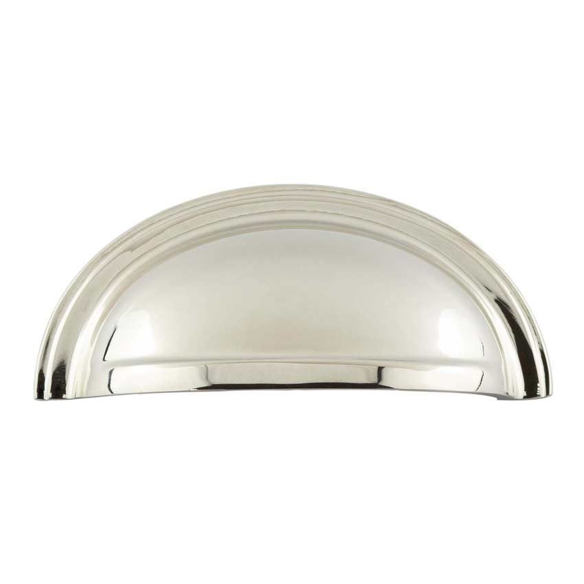 Burlington Cup Pulls in Polished Nickel - BUR423PN