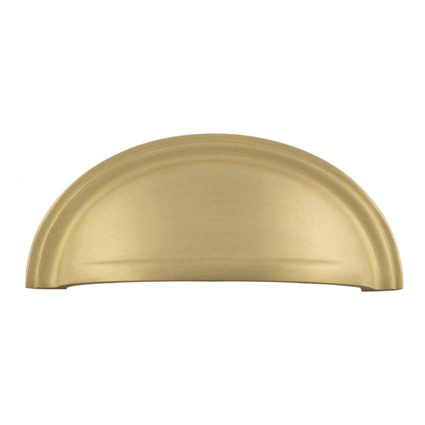 Burlington Cup Pulls in Satin Brass - BUR423SB