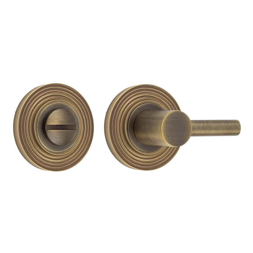 Burlington Easy Turn & Release on a Reeded Rose - BUR82AB BUR53AB