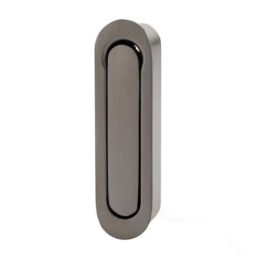 Pocket Door Radius Edge Pull in Dark Bronze - AW991DBZPVD