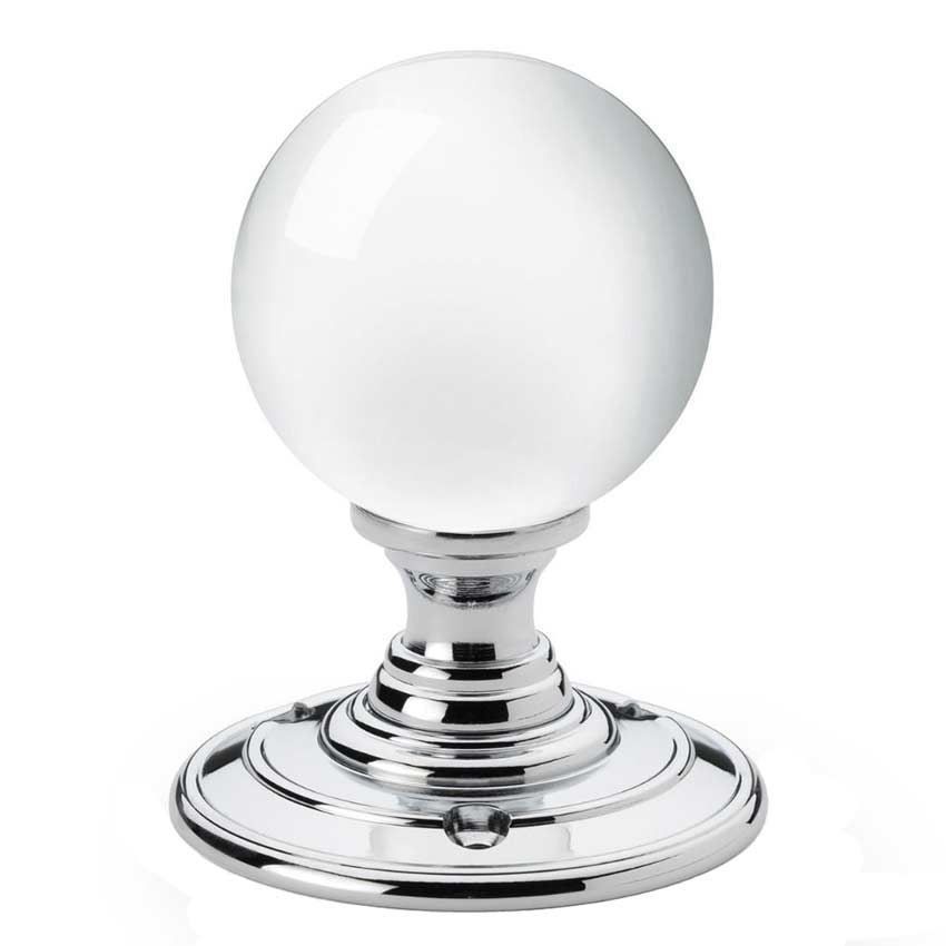 Alexander and Wilks Naomi Glass Ball Door Knob - AW370-55-PC