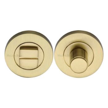 Bathroom & WC Thumb-turn & Release Door Lock in a Satin Brass Finish - RS2030-SB Bathroom & WC Thumb-turn & Release Door Lock in a Satin Brass Finish - RS2030-SB