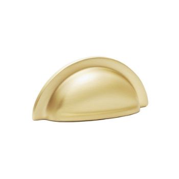 Alexander and Wilks Bardom Ridged Cabinet Cup Pull - AW903SB  Alexander and Wilks Bardom Ridged Cabinet Cup Pull - AW903SB