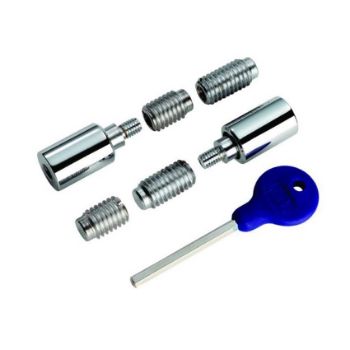 Sash Window Stop - Polished Chrome - WF18CP