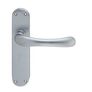 Ibra Door Handle in Brushed Satin Chrome - CBL12SC