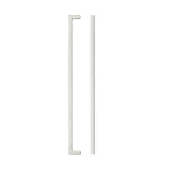 Brushed Nickel Square Block Cabinet Handle - TDFPS-BN