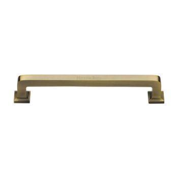 Square Vintage Cabinet Pull Handle in Antique Brass - C3964-AT Square Vintage Cabinet Pull Handle in Antique Brass - C3964-AT