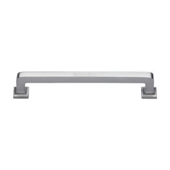 Square Vintage Cabinet Pull Handle in Satin Chrome - C3964-SC  Square Vintage Cabinet Pull Handle in Satin Chrome - C3964-SC