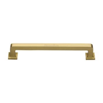 Square Vintage Cabinet Pull Handle in Satin Brass - C3964-SB Square Vintage Cabinet Pull Handle in Satin Brass - C3964-SB