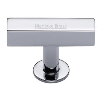 Symmetrical Square Cabinet Knob in Polished Chrome - C4765-PC  Symmetrical Square Cabinet Knob in Polished Chrome - C4765-PC