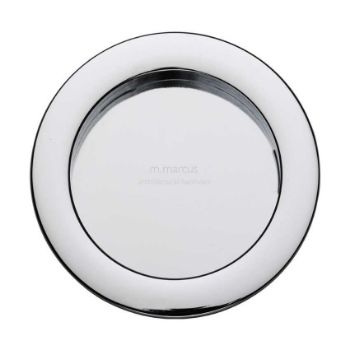 Round Flush Pull in Polished Chrome - RD2322-PC Round Flush Pull in Polished Chrome - RD2322-PC