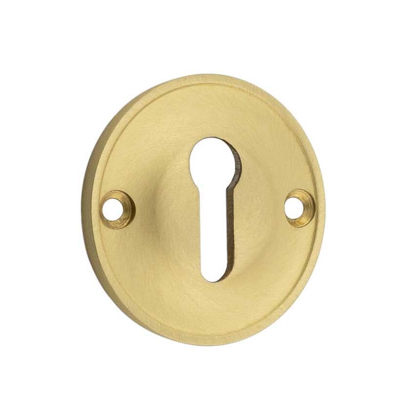 Berkely Standard Profile Escutcheon in Satin Brass - BUR121SB 