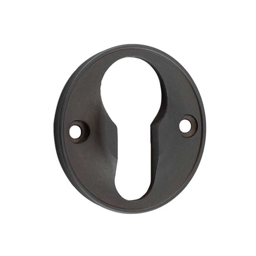 Berkely Euro Profile Escutcheon in Dark Bronze - BUR122DB