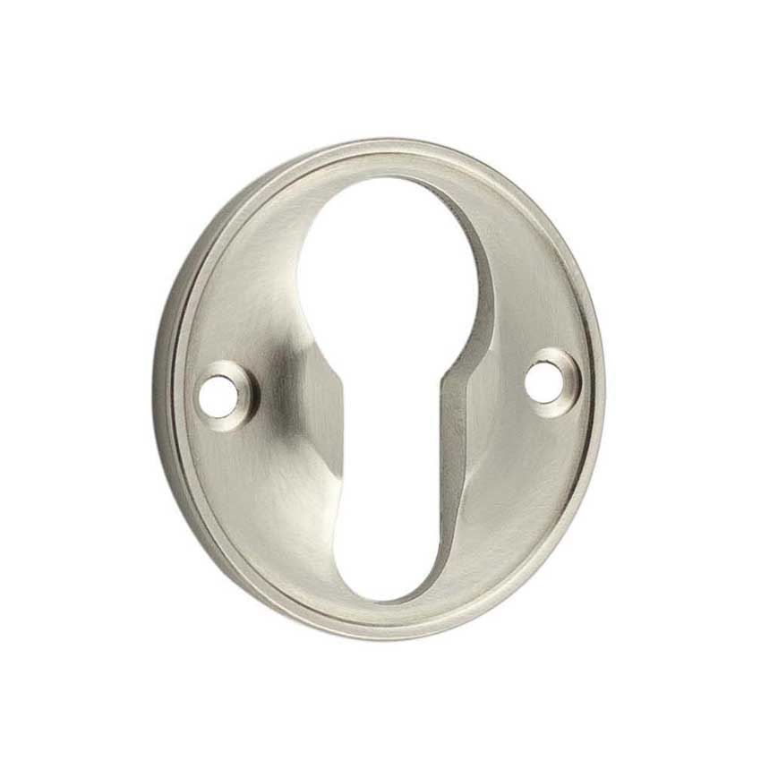 Berkely Euro Profile Escutcheon in Satin Nickel - BUR122SN 