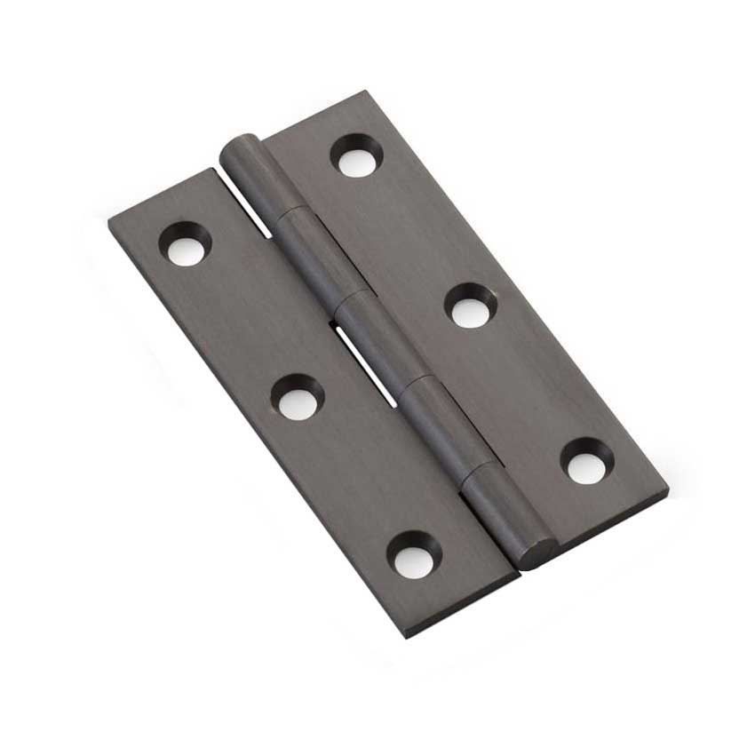 Solid Brass Cabinet Butt Hinges in Dark Bronze - AW050-CH-DB 