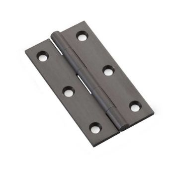 Solid Brass Cabinet Butt Hinges in Dark Bronze - AW050-CH-DB  Solid Brass Cabinet Butt Hinges in Dark Bronze - AW050-CH-DB