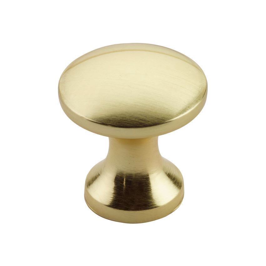 Round Cabinet Knob in Brushed Gold - TDFK24-BG 