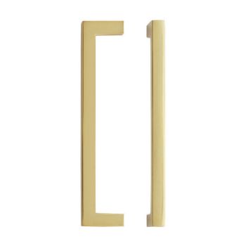 Brushed Gold Square Block Cabinet Handle - TDFPS-BG