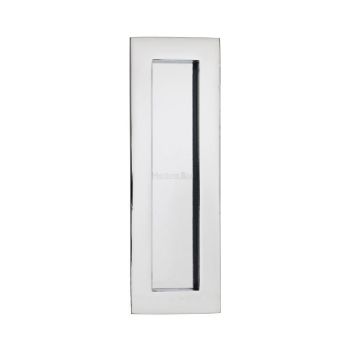 Rectangular Flush Pull in Polished Chrome - C1855-PC