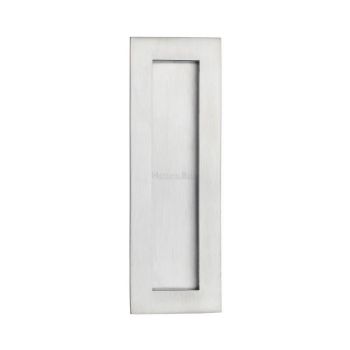 Rectangular Flush Pull in Satin Chrome - C1855-SC 