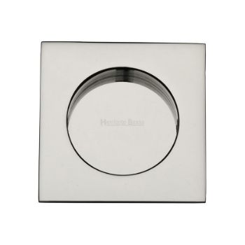 Square Flush Pull in Polished Nickel - C1860-PNF Square Flush Pull in Polished Nickel - C1860-PNF