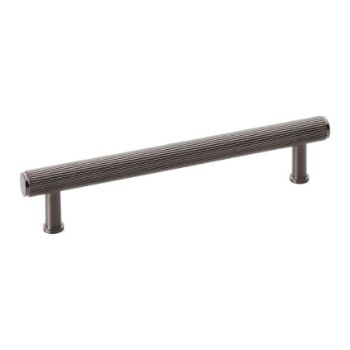 Reeded T-bar Cupboard Pull Handle in Dark Bronze PVD - AW809R-DBZPVD