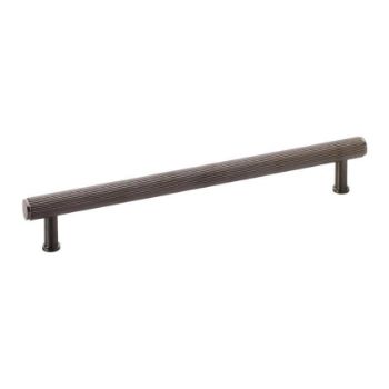 Reeded T-bar Cupboard Pull Handle in Dark Bronze PVD - AW809R-DBZPVD