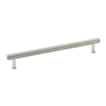 Reeded T-bar Cupboard Pull Handle in Polished Nickel - AW809R-PN