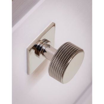 Alexander and Wilks Lucia Knurled Cupboard Knob - AW807K-PN