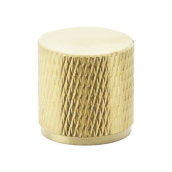 Alexander and Wilks Brunel Knurled Knob in Satin Brass Finish AW800-SBPVD