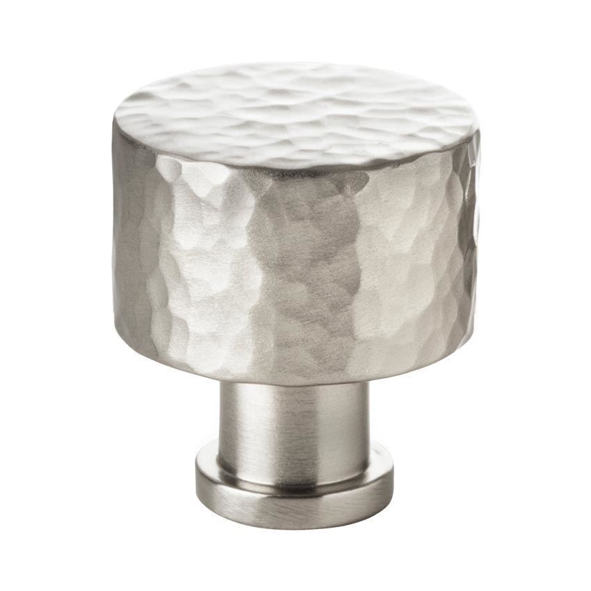 Alexander and Wilks Hammered Cupboard Knob - AW816-SN