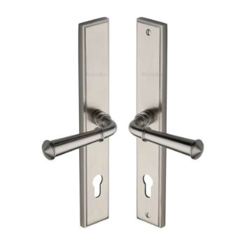 Colonial Multi-Point Door Handle in Satin Nickel - MP1932-SN