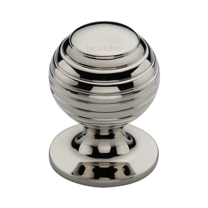 Beehive Cabinet Knob in Polished Nickel - V976-PNF