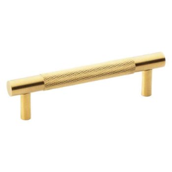 Alexander and Wilks Brunel Knurled T-Bar Handle in Satin Brass Finish AW810-SBPVD