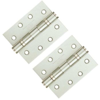 4" (102mm) Grade 11 Satin Nickel Ball Bearing Hinges - ZHS43SN 4" (102mm) Grade 11 Satin Nickel Ball Bearing Hinges - ZHS43SN