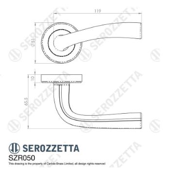 Cinquanta Door Handle - SZR050MB