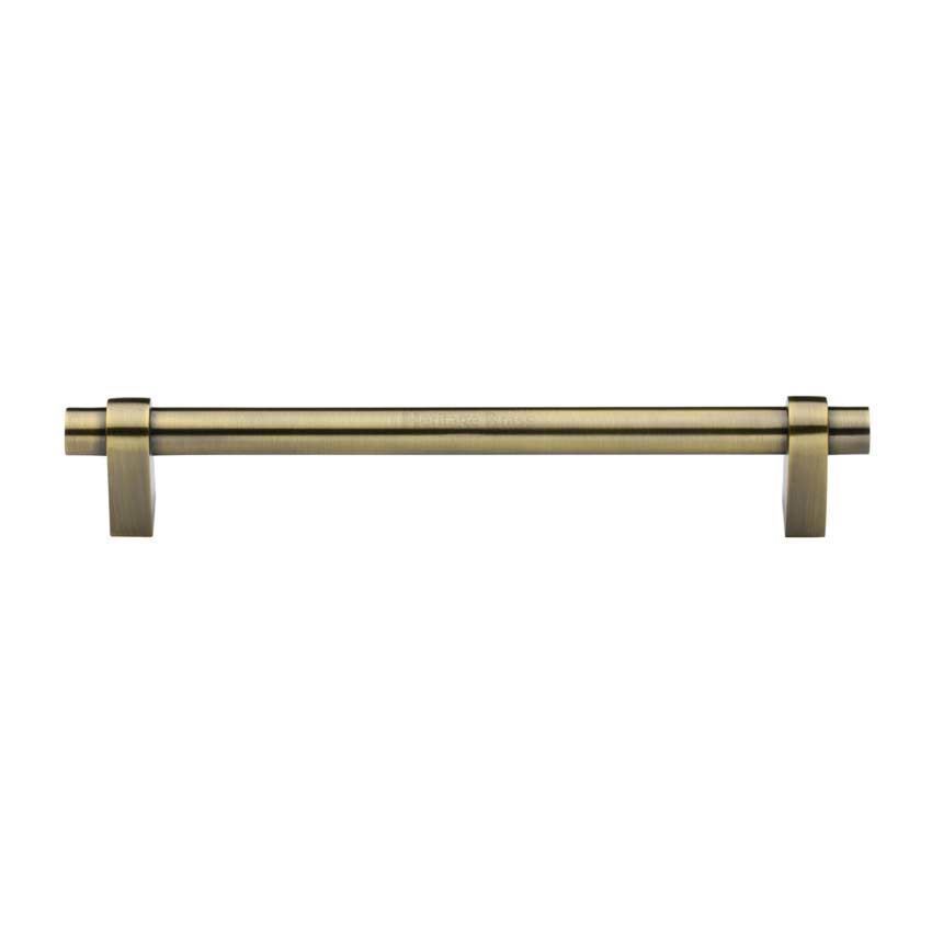 Industrial Cabinet Pull Handle in Antique Brass - C2480-AT 
