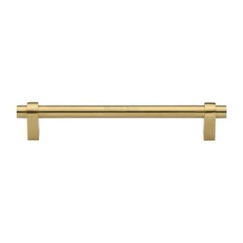Industrial Cabinet Pull Handle in Satin Brass - C2480-SB Industrial Cabinet Pull Handle in Satin Brass - C2480-SB
